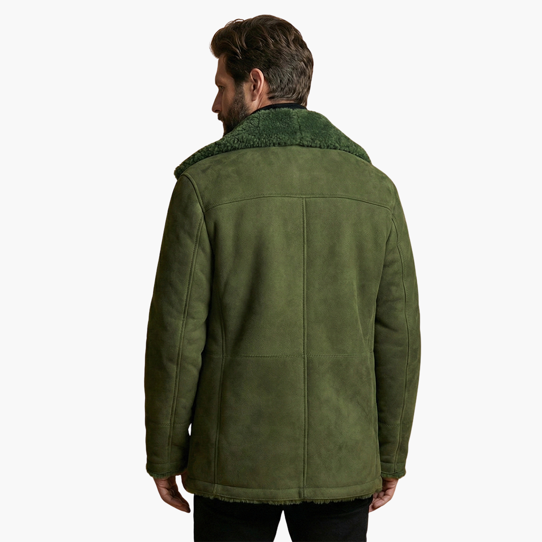 Veste d’hiver pour homme avec large col