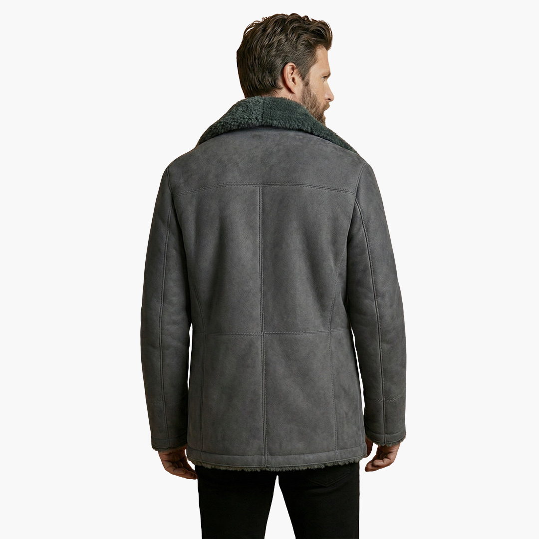 Veste d’hiver pour homme avec large col