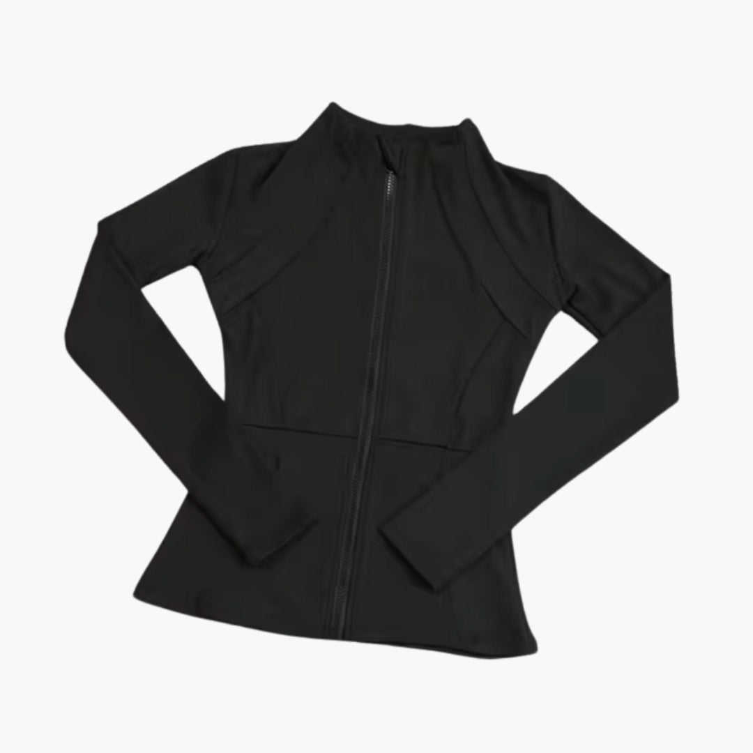 Veste de sport femme zippée à manches longues