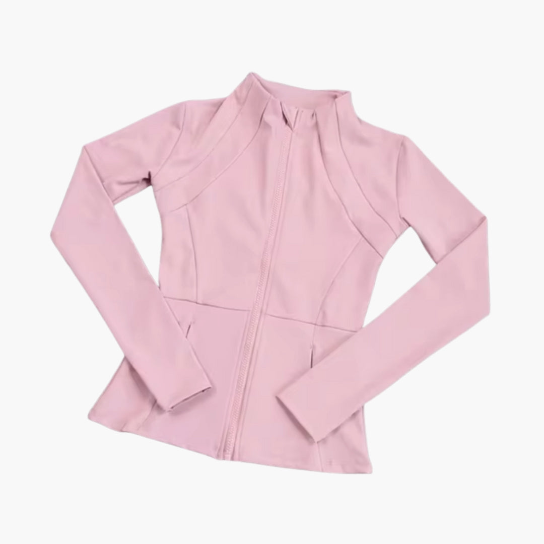 Veste de sport femme zippée à manches longues