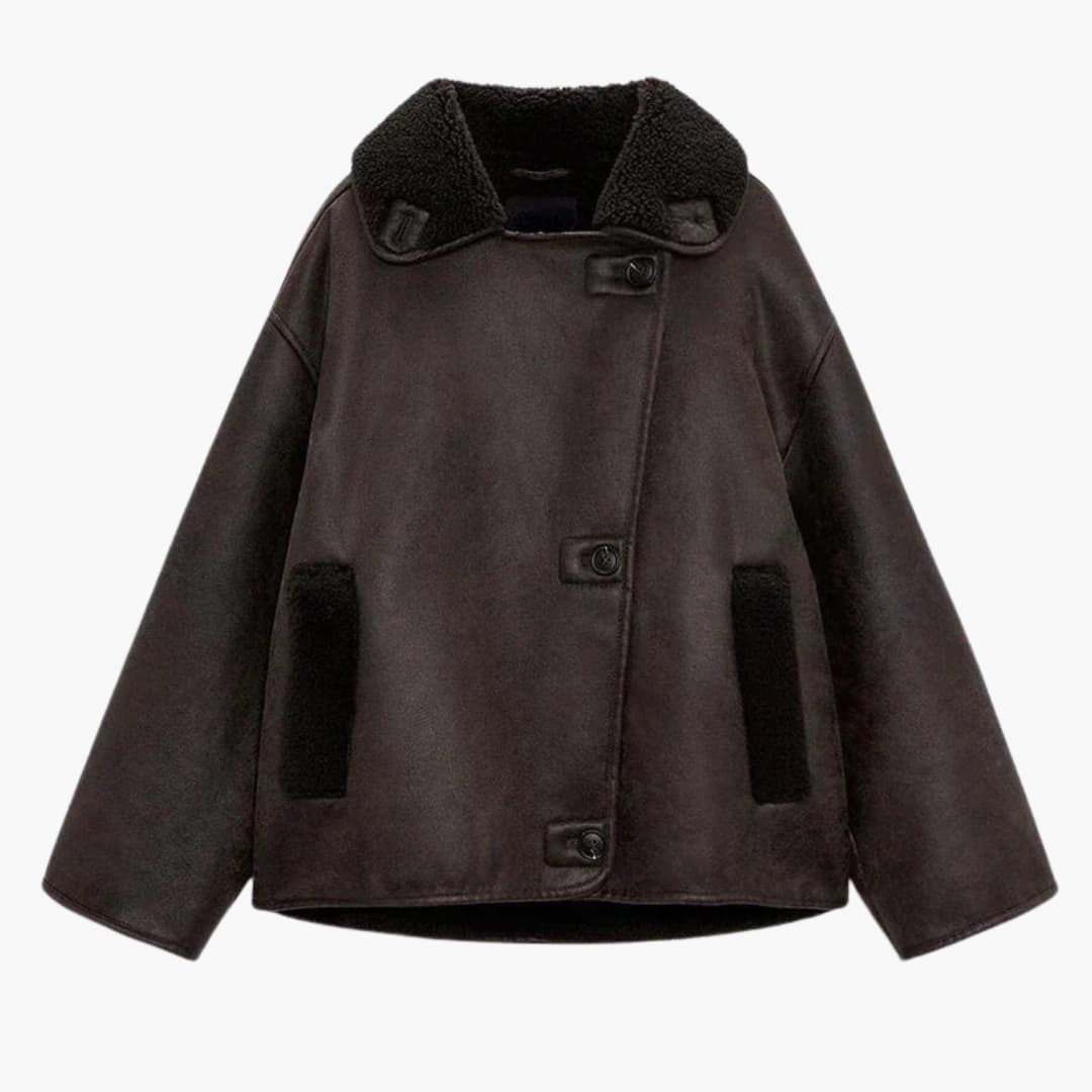 Veste femme avec col à revers et doublure synthétique