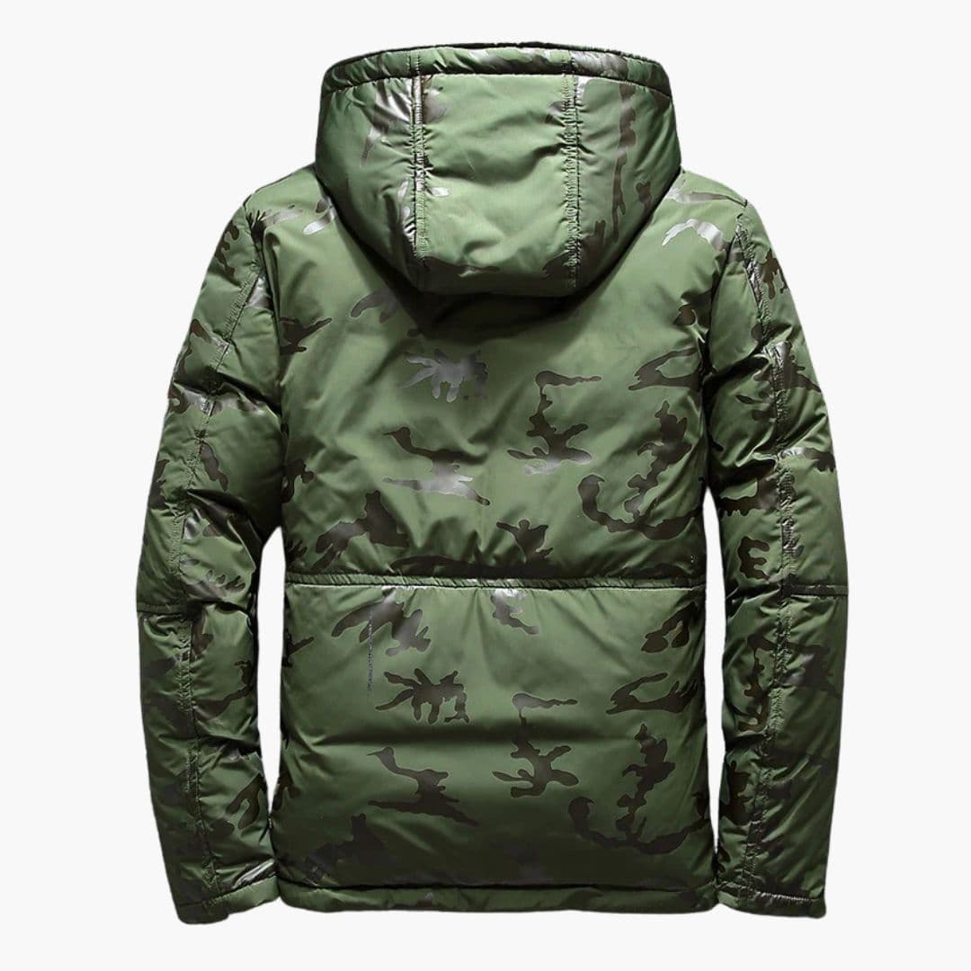 Veste homme à capuche avec doublure isolante