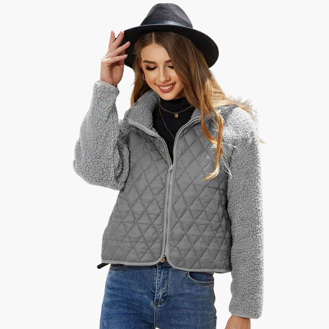 Veste matelassée femme avec manches longues