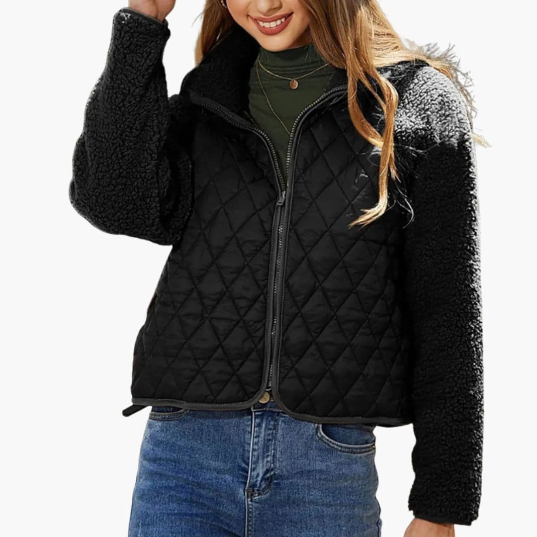 Veste matelassée femme avec manches longues