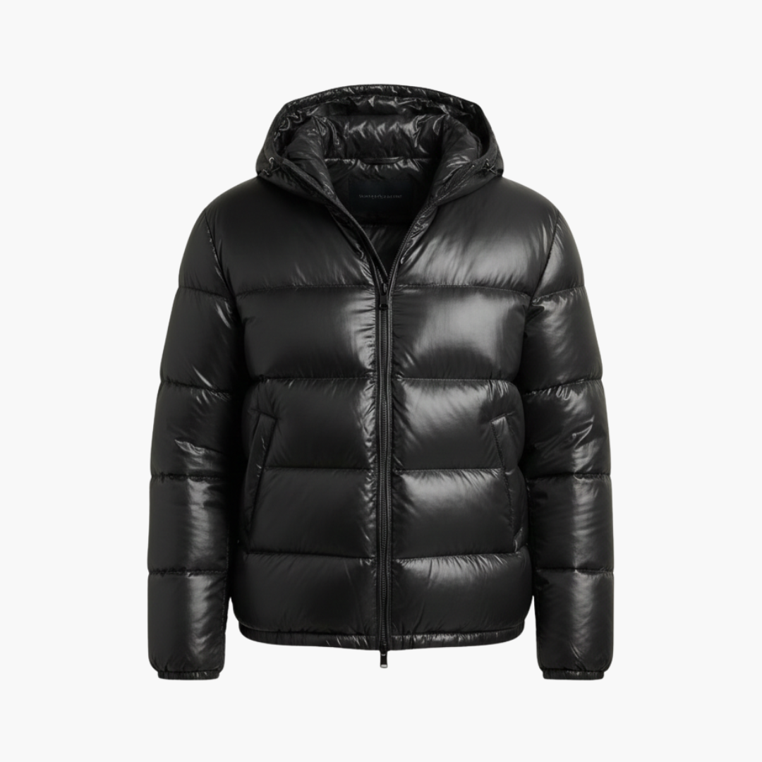 Veste matelassée homme avec capuche et doublure matelassée