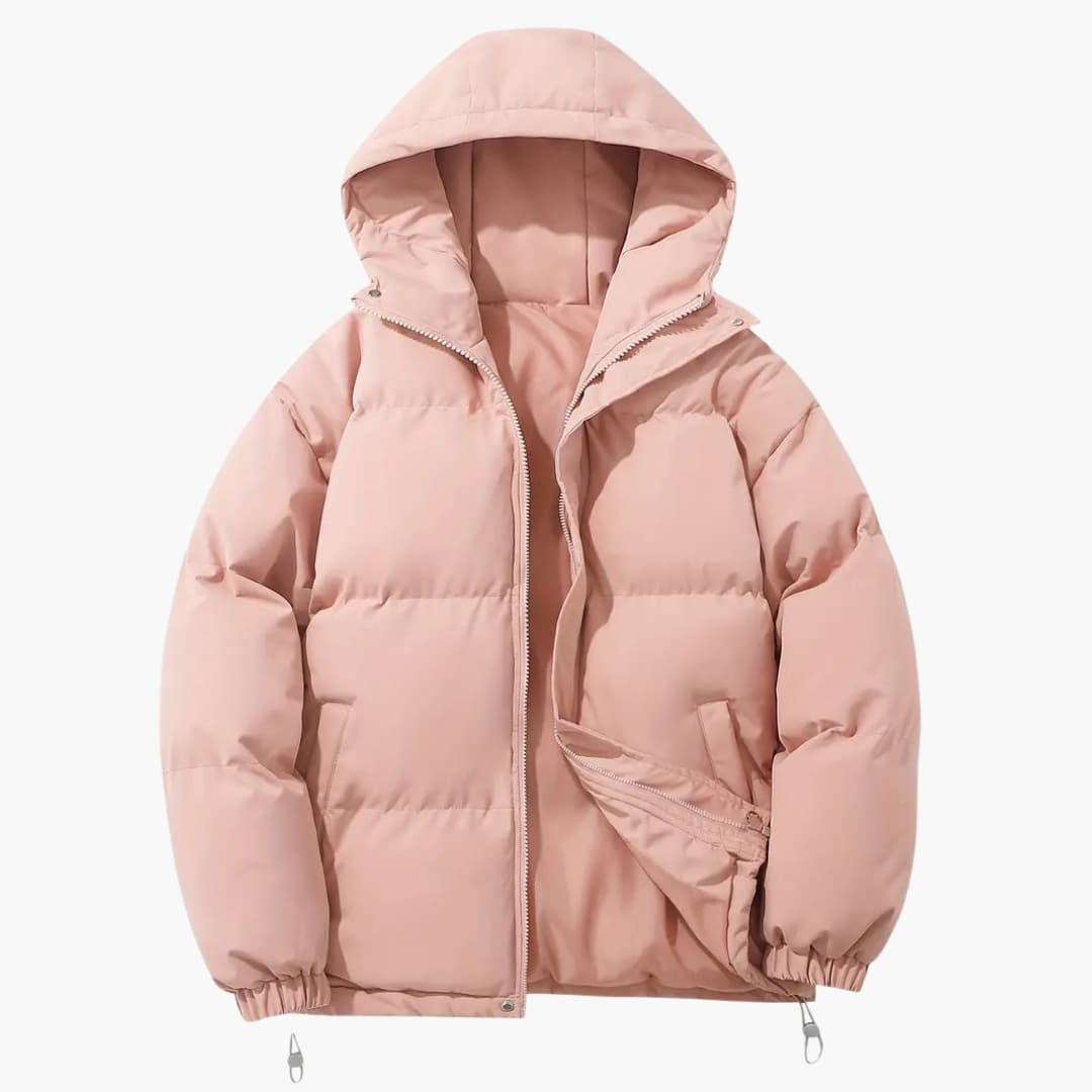 Veste matelassée homme avec capuche et fermeture zippée