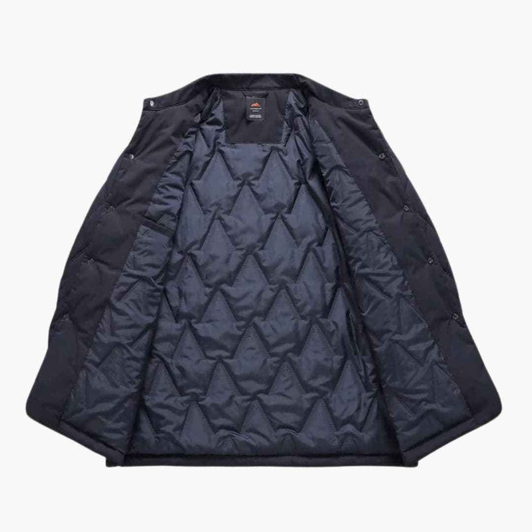 Giacca trapuntata uomo con colletto camicia