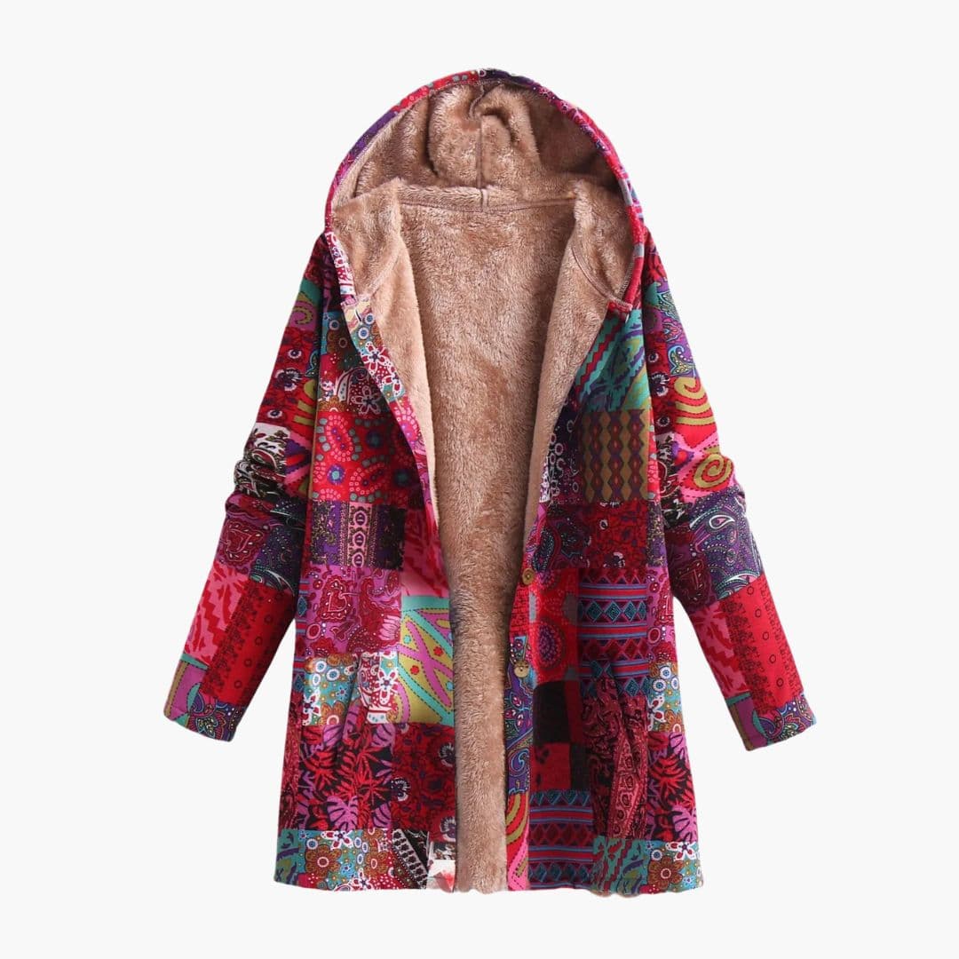 Veste polaire femme à capuche