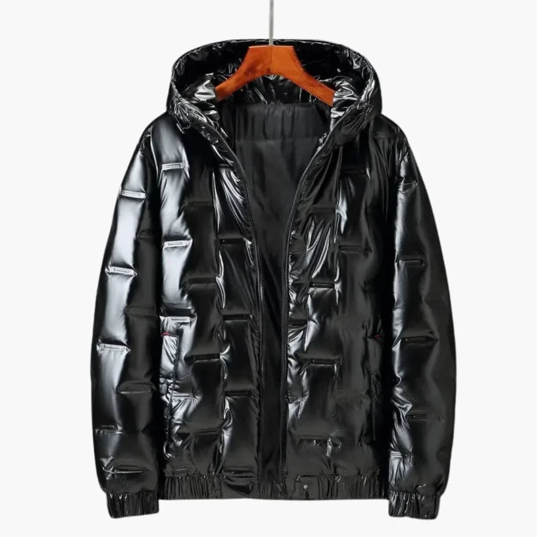 Veste pour homme avec capuche et fermeture éclair